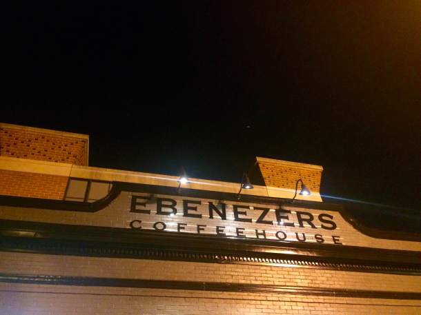 Ebenezers at night